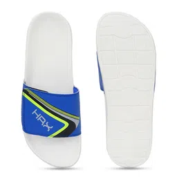 HRX by Hrithik Roshan Men Blue Printed Sliders image 5