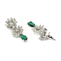 KARATCART Cubic Zirconia Studded Jewellery Set image 4