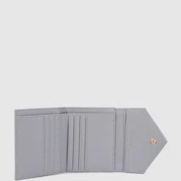 Caprese Women Abstract Textured Envelope Style Three Fold Wallet with Iridescent Effect image 3