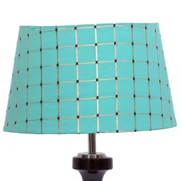 Foziq Brown  & Blue Printed Table Lamp image 4
