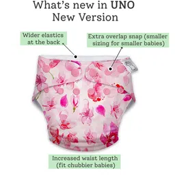 SuperBottoms Cloth Sustainable Diaper (New Version), a Pack of 3 Coloured 2 Booster Pad image 3