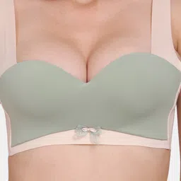 Amour Secret Colourblocked Push Up Bra - Underwired Lightly Padded image 2