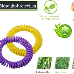 leevme Eva Mosquito Repellent Bracelets for 20 Days Use, Resealable, Waterproof Wrist Bands for Adults and Kids- 100% Natural_ Pack of 2 Bands image 3