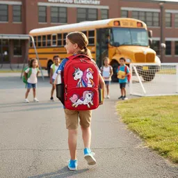 ickonicworld Medium 25 L Backpack IW, TRENDY, STYLISH 25L Backpack for 0 to 5 Class Child's image 5