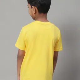 Friskers Boys Typography Printed Slim Fit Pure Cotton T-Shirt image 5
