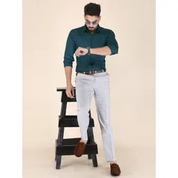 FUBAR Slim Fit Spread Collar Chest Pocket Casual Shirt image 2