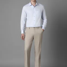 Louis Philippe Men Spread Collar Floral Printed Cotton Formal Shirt image 5