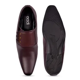 aadi Men Textured Comfort-Fit Formal Oxfords image 2