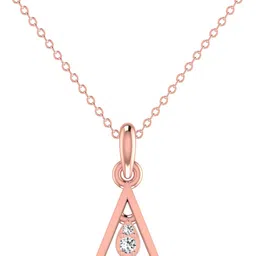 avsar Avsar BIS Hallmark AVP1188PB 14kt Cubic Zirconia Rose Gold Pendant-picture-11