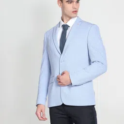 arrow Men Solid Single Breasted Formal Blazer-picture-18