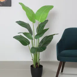 arick decor 5.Ft Artificial Banana Plants with Pot image 1