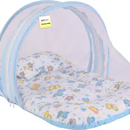 kwitchy New Born Baby Mosquito Net Bed with Cushioned Pillow image 2