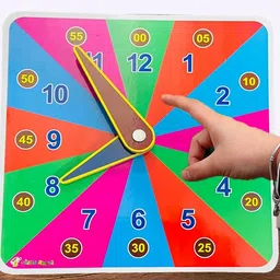 popplop Student Dummy time learning clock for kids to teach and learn time in watch Toy-picture-24