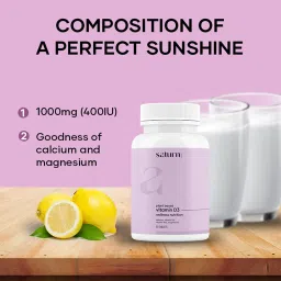 Saturn by GHC Calcium Vitamin D3 Tablets (60N - Pack of 1) image 5