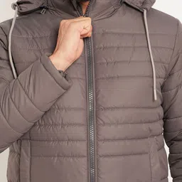 vero amore Men Solid Bomber Jacket image 5