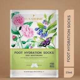 LuxaDerme Foot Hydration Socks For Deep Moisturizing - 15ml image 1