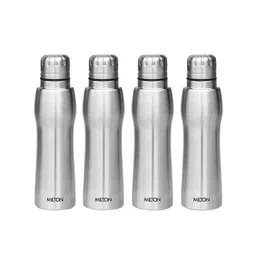 Milton Set Of 4 Silver Elate 750 Stainless Steel Water Bottles 635ML image 2