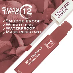 PERPAA Set Of 3 Power Stay  Long Lasting Liquid Matte Lipstick - 5ml Each-16-23-21 image 4