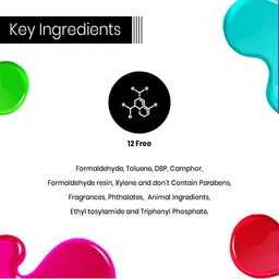 Moraze Pack of 2 Vegan Non Toxic Nail Polish 5ml Each image 4