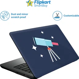 Flipkart SmartBuy telescope Premium LG Vinyl (matte) Reusable Laptop Skin Compatible for 15.6 inch image 2