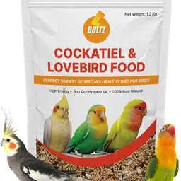 boltz Adult Bird Food for Cockatiel & Lovebirds Mix Seeds 1.2Kg 1.2 kg Dry Adult Bird Food-picture-10