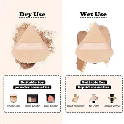 Facejewel Set Of 2 Pizza Sponges With 2-Pcs Makeup Remover Pads image 5