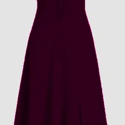 traquila Women Fit and Flare Purple Knee Length Dress-picture-35