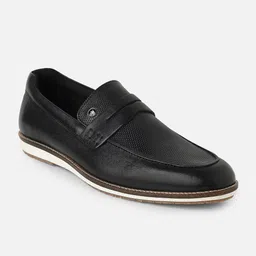 allen solly Men Black Slip Ons Slip On Sneakers For Women image 2