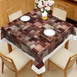 dakshya industries PVC 4 Seater Printed Table Cover-picture-14