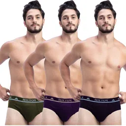 milton Pack of 3 Solid Men Brief-picture-27