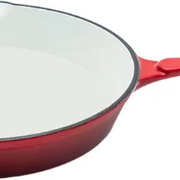 the better home Rustic Series Cast Iron Cookware (25cm) | Enamel Coated Iron Deep Frying Pan Appachatty 1.5 L capacity 25 cm diameter-picture-20