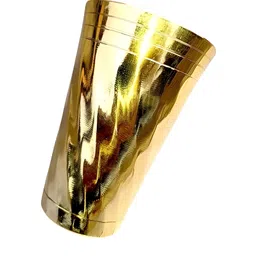 dhanvantari Royal Kansa Drinking Glass 500 ml | 600 gm Pure Bronze Glass for Ayurveda | Glass Water/Juice Glass image 4