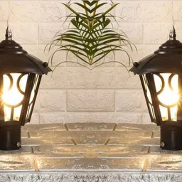 kinis KIN-UMBRELLA Modern Shape Gate Light/Outdoor Light/Pillar Light for Outdoor Home, PACK OF 2 Gate Light Outdoor Lamp-picture-39