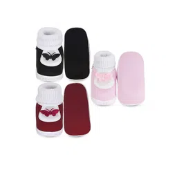 BAESD Kids Set Of 3 Cotton Booties image 2