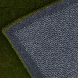 Safiya Carpet Green Solid Woollen Carpets image 2