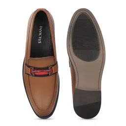INVICTUS Men Textured Round Toe Formal Loafers image 4