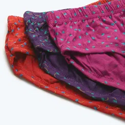 Leading Lady Women Pack of 3 Printed Hipster Briefs STAR-2-3-S image 2