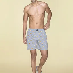 XYXX Men Printed Pack Of 2 Combed Cotton Surf Boxer XYBOX2PCKN379 image 5