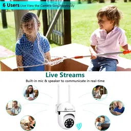ApnaCam 2MP HD WiFi Wireless Camera Night Vision 360°Live View Alarm TwoWay Audio Security Camera image 4
