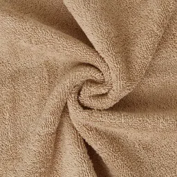 SPACES Beige 2 Pieces 600 GSM Pure Cotton Hand Towels image 5