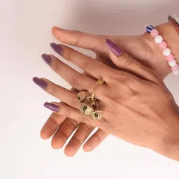 uwish UW ghungroo finger ring Alloy Ring Set image 3