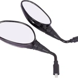 nirwana Manual Rear View Mirror, Passenger Side, Driver Side For Hero Glamour image 1