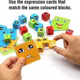 munishh Face Changing Puzzle Cube – Fun Expression Matching Toy for Kids image 4