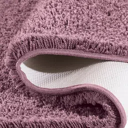 OBSESSIONS Onion Pink Solid 1400 GSM Anti-skid Polyester Bath Rug image 4