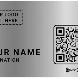 Quaapps Silver Metal NFC & QR Enabled Business Card-picture-31