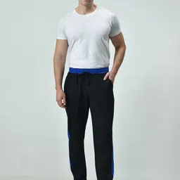 BAESD Men Colourblocked Mid Rise Track Pants image 3