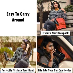 instacuppa Thermos Bottle 1000 Ml, Double-Wall Thermos Flask,Vacuum Insulated Stainless Steel 1000 ml Bottle image 5