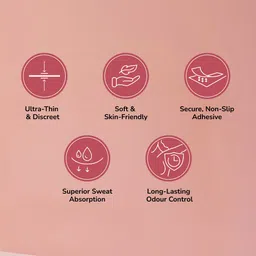 be me Disposable Folded Underarm 30 Sweat Pads Absorbs Sweat & Odour (10 Pads-3 Pack) Sweat Pads image 3