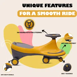 pandaoriginals Super Smooth Non electric Magic Car Scooter Non Battery Operated Ride On image 4