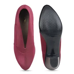 Shezone Textured Pumps Block Heels image 5